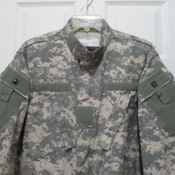 Military Camoflauge Jacket sz M Green Beige Ripstop Hunting Paintball - Picture 2 of 10